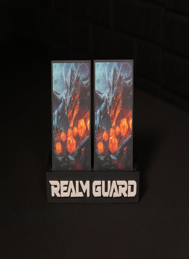 Realm Guard 100ct أكمام بطاقات فنية غير لامعة ذات ملمس مميز لبطاقات TCG/MTG (D20 Guardian) - Image 2
